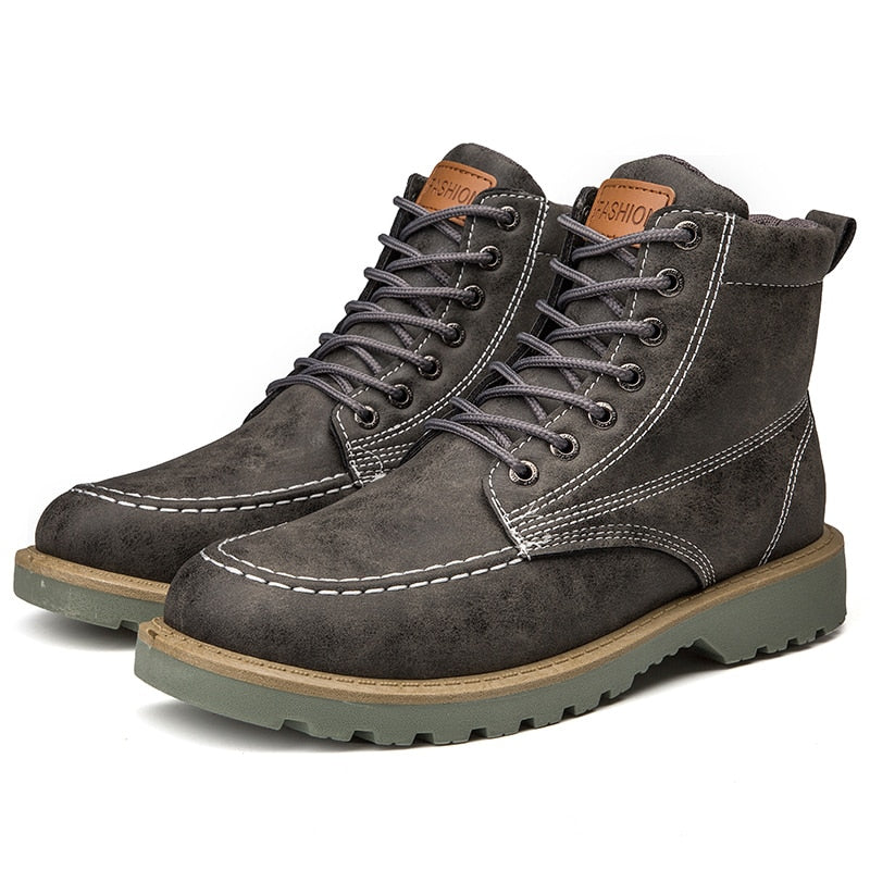 Leonardo Lace Up Boots