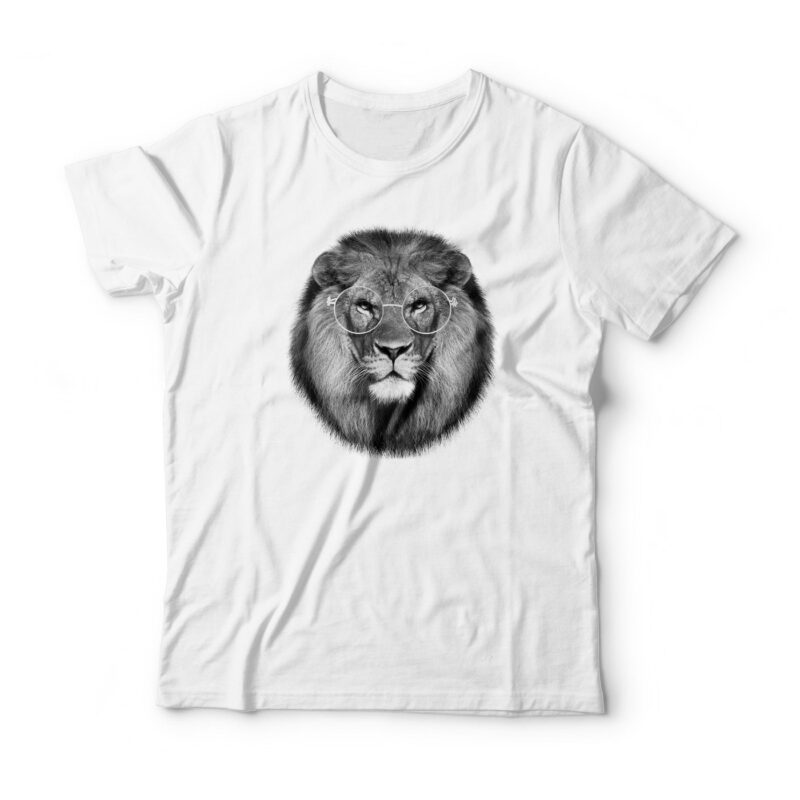 Metal Frame Lion T-Shirt