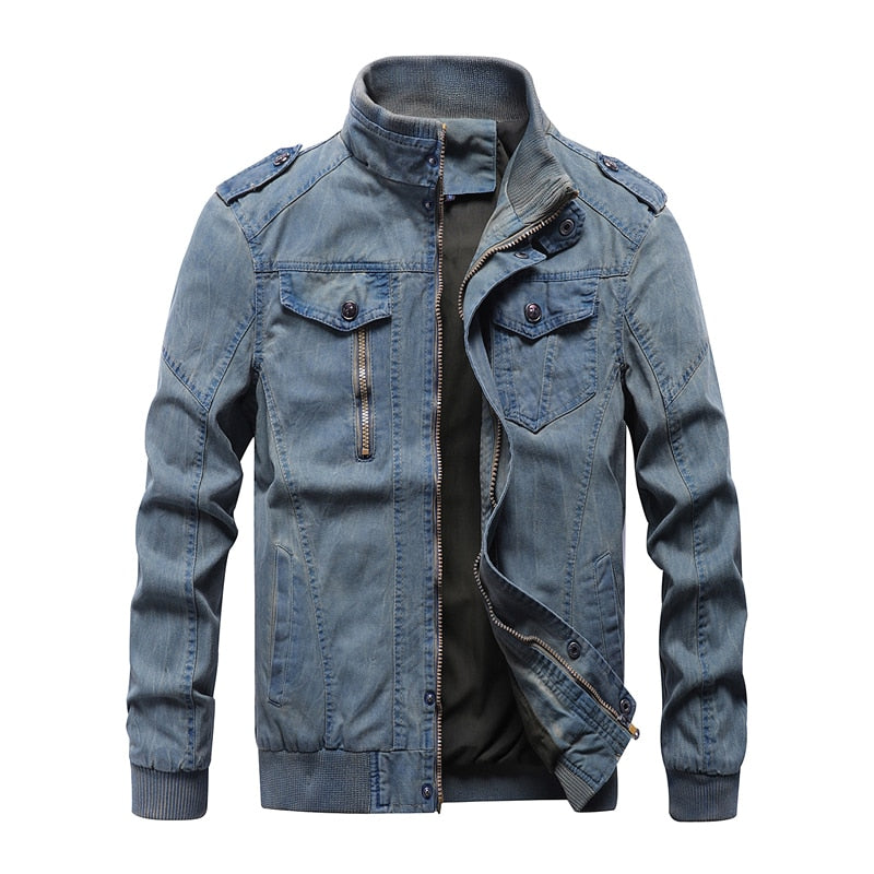 Military Denim Jacket