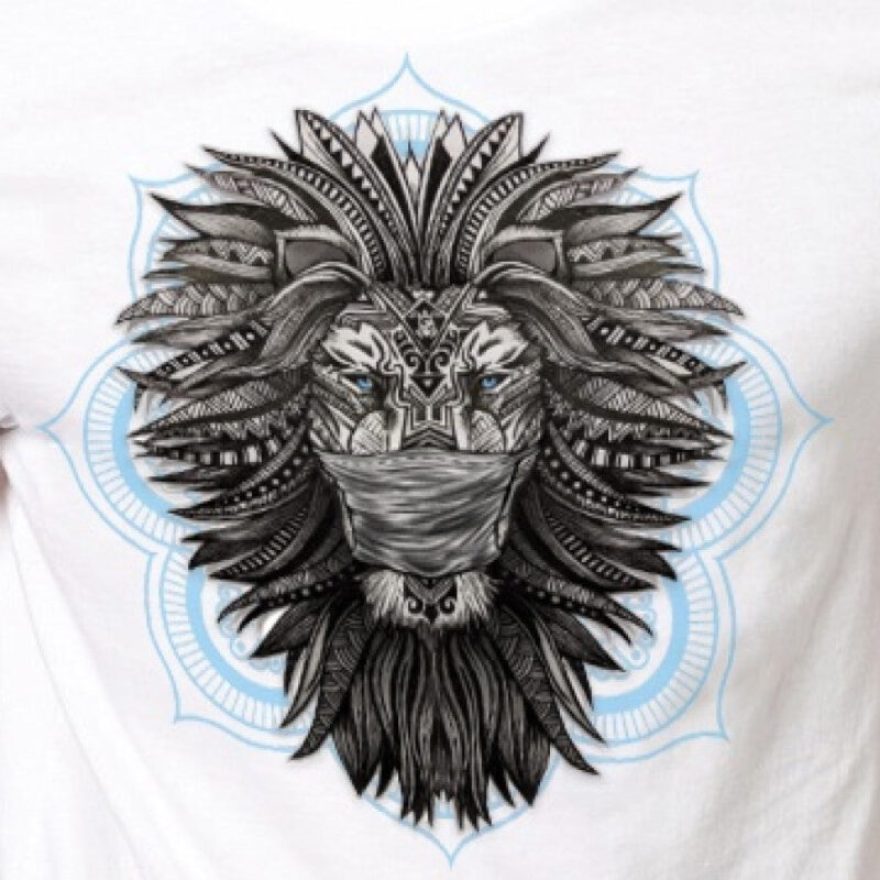 Masked Tribal Lion T-Shirt