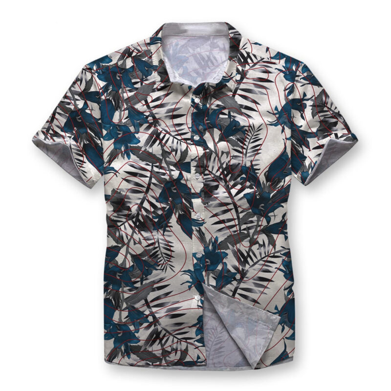 Floral Fence Button Shirt