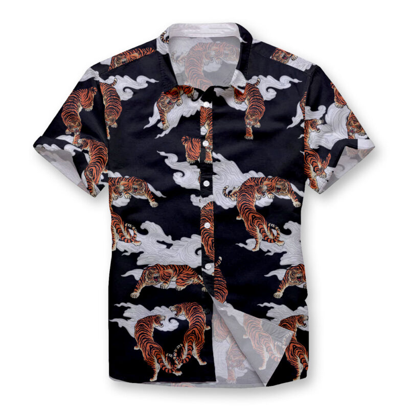 Tiger's Heaven Button Shirt