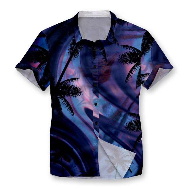 Twilight Palms Button Shirt