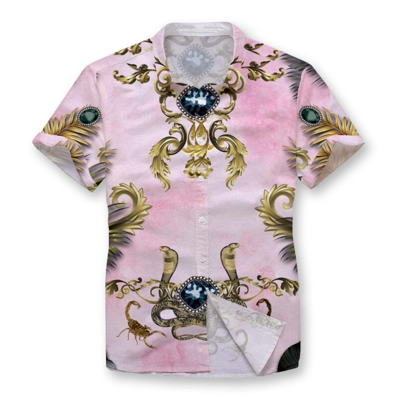 Pink Gloom Button Shirt