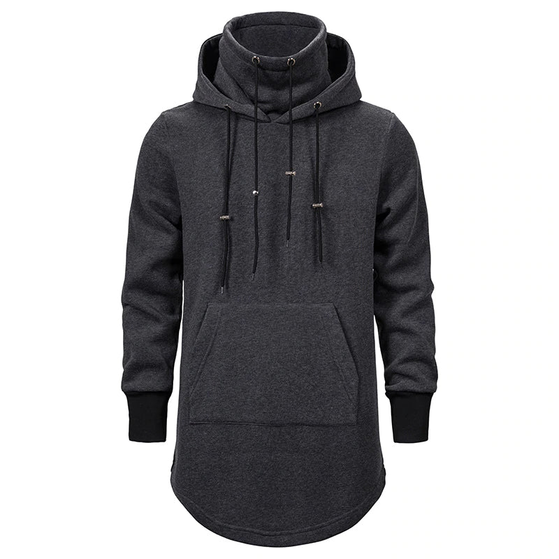 Casual High Collar Hoodie