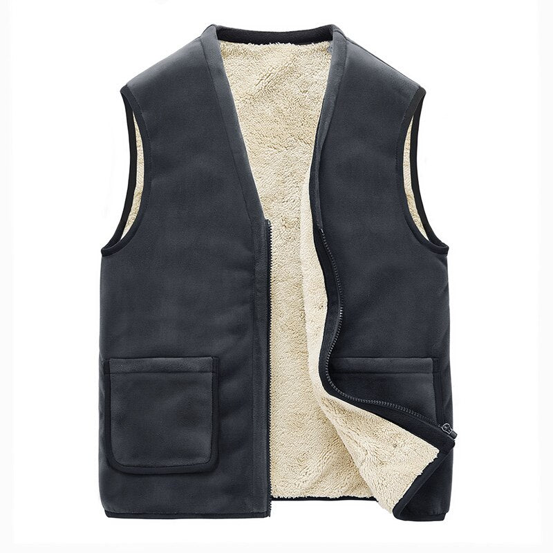 Sleeveless Velvet Vest