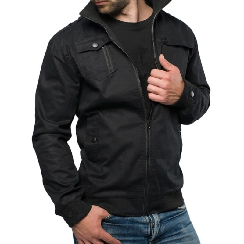 Black Zip Up Jacket