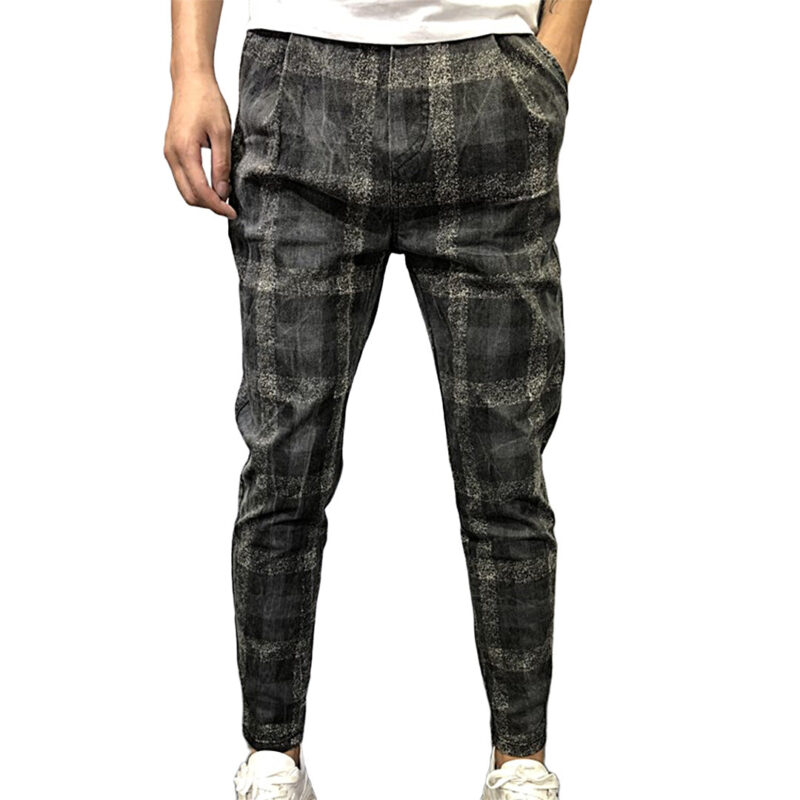 Arturo Casual Plaid Pants